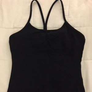 Lululemon strappy yoga tank with built-in support